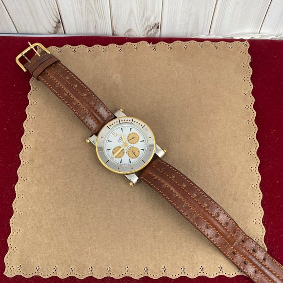 Vintage Jaz Paris Chronograph Triple Date Watch NIB - Picture 10 of 11